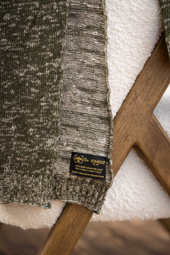 The Hemp & Wool Scarf  Green