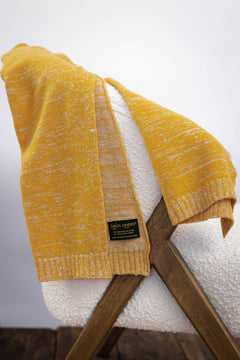 The Hemp & Wool Scarf  Mustard