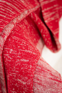 The Hemp & Wool Scarf  Red