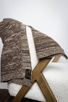 The Hemp & Wool Scarf  Brown