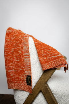 The Hemp & Wool Scarf  Orange