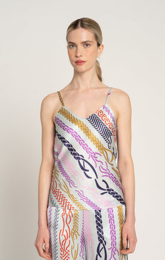 Vagta Cami Top  Braid Mint