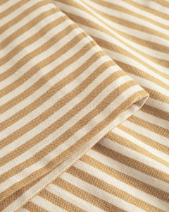 Unisex Striped T-Shirt Caramel/White