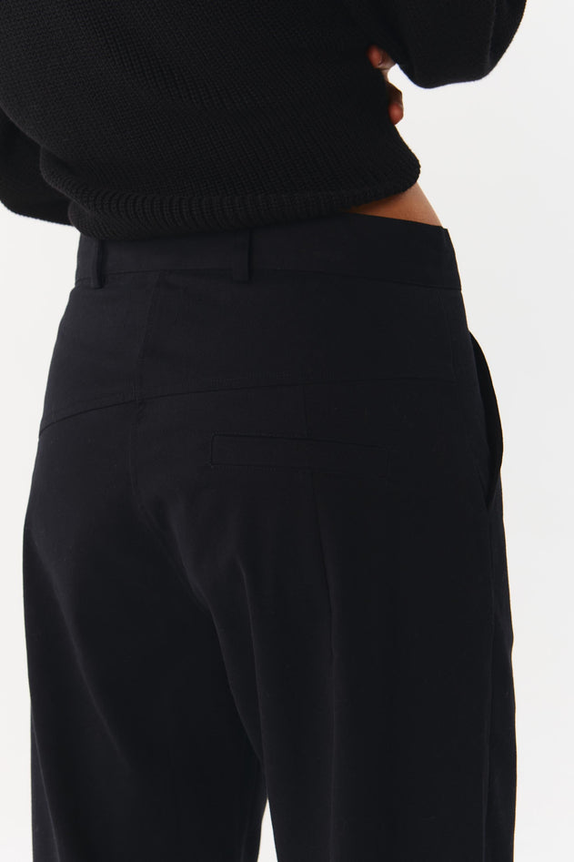 Cannes Pants Satin Black