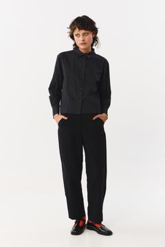 Cannes Pants Satin Black