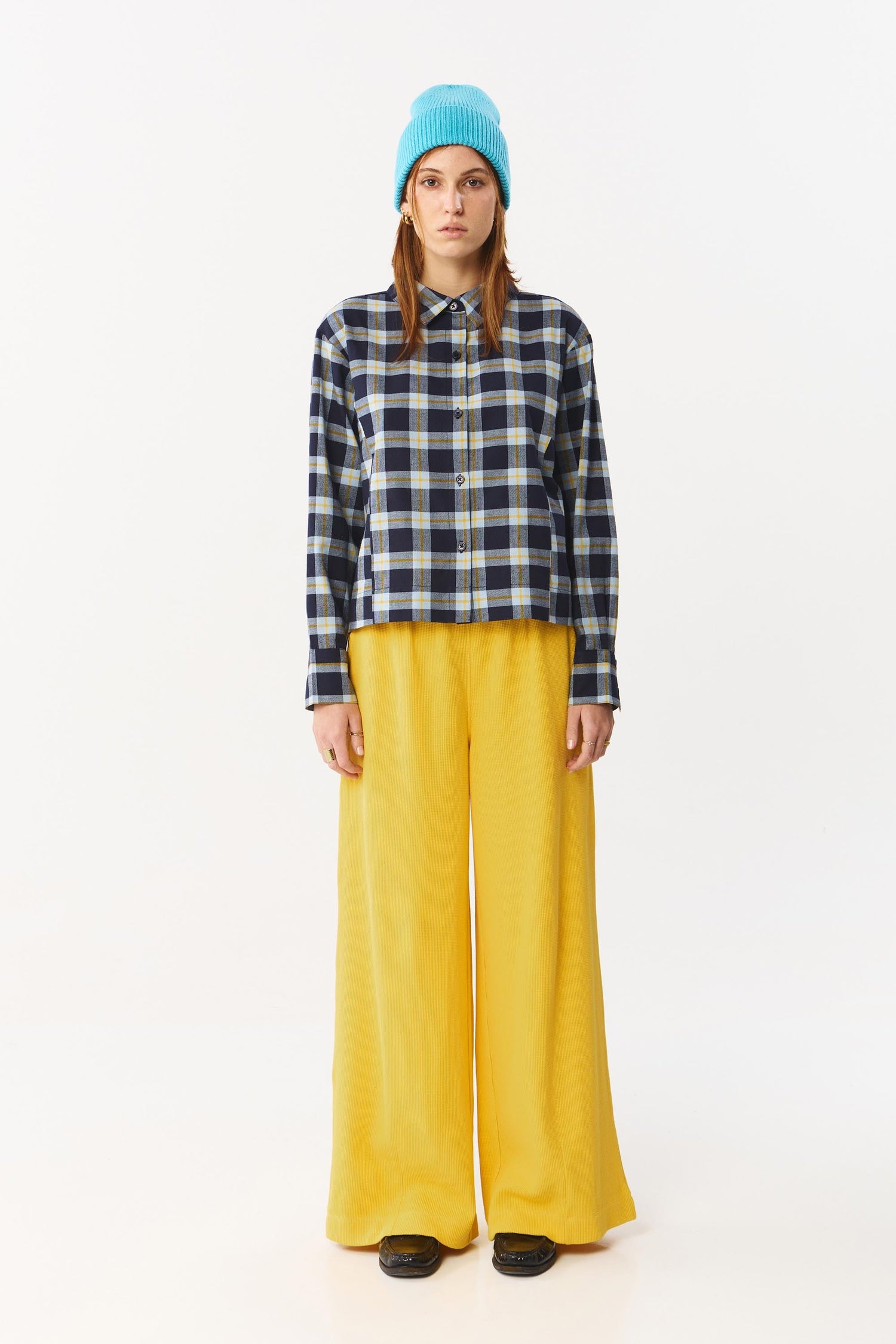 Sens Shirt Check Mustard