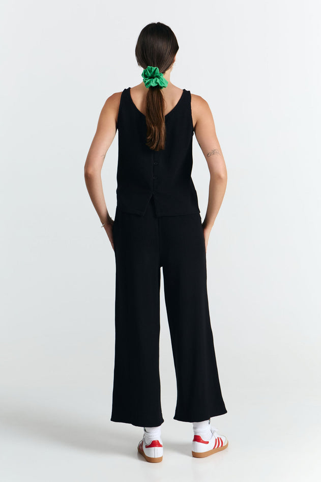 Santa Pants Black