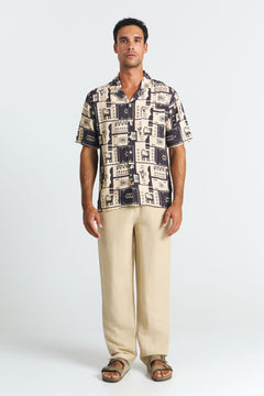 Men's Belice Shirt Ethnic Print