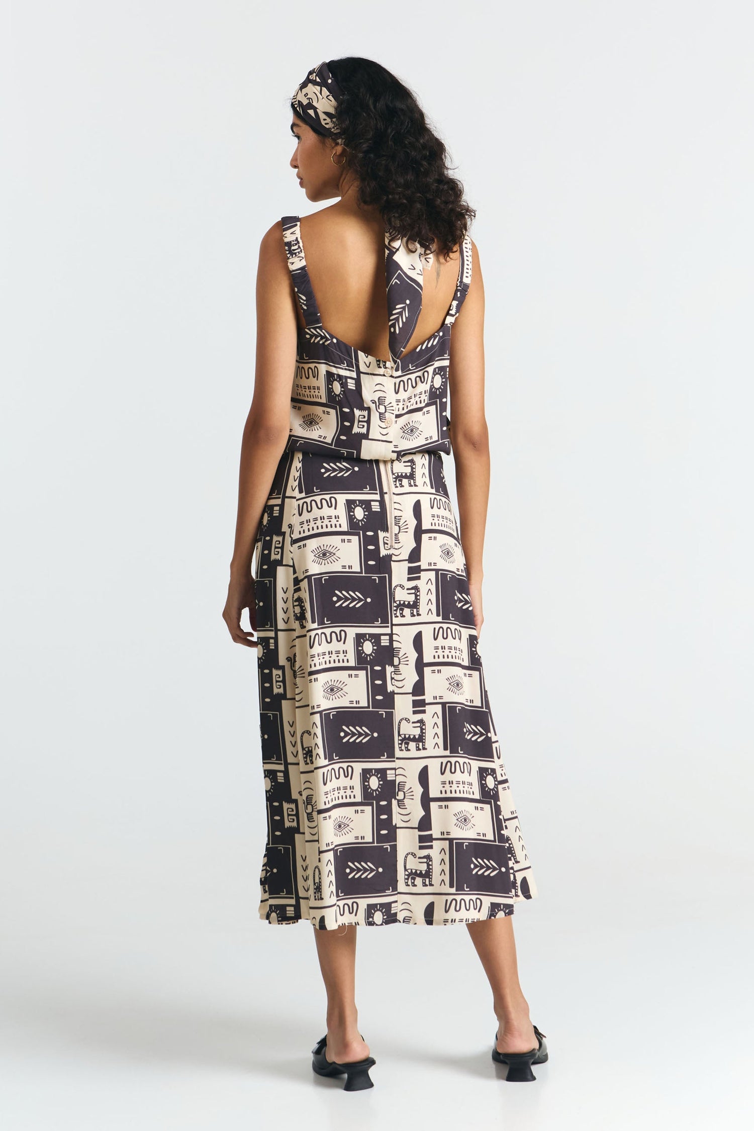 Borneo Skirt Ethnic Print
