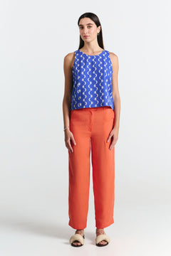 Yari Top Blue Moon Print