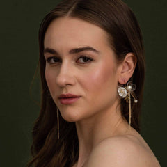 Triple Jasmine Drop Earrings
