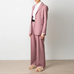 Swipe Wool Pants Pink