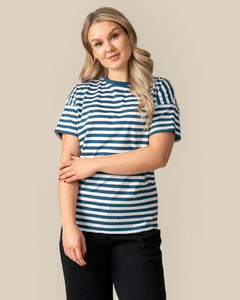 T-Shirt Petrol Stripes