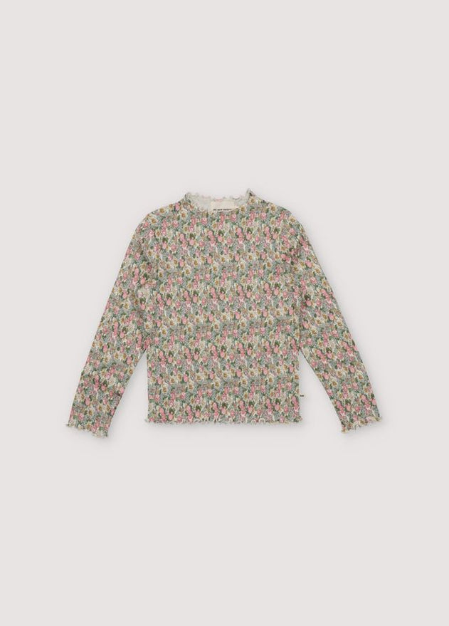 Singapore Kids' Long Sleeve Aquarelle Garden Green