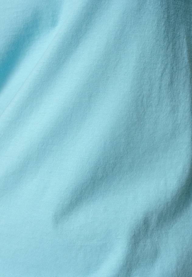 Women's Basic Round Neck T-Shirt Turquoise Blue