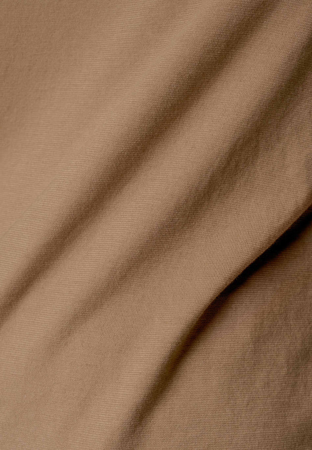 Tessa V-hals T-shirt Gravel Brown