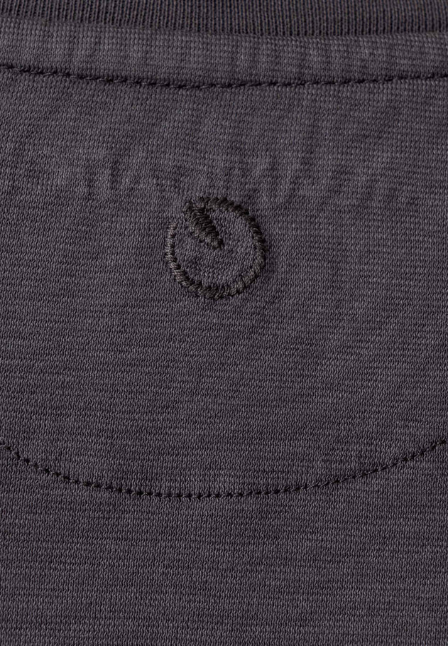 Tessa Basic V-Neck T-Shirt Shadow Grey