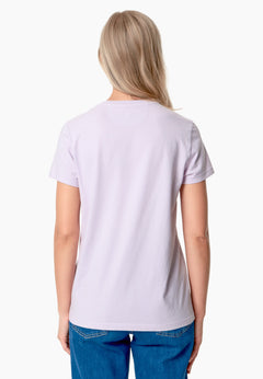 Tessa Basic V-Neck T-Shirt Soft Lilac