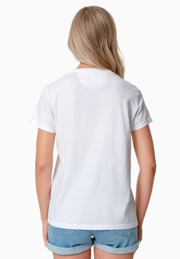 Tessa V-hals T-shirt Wit