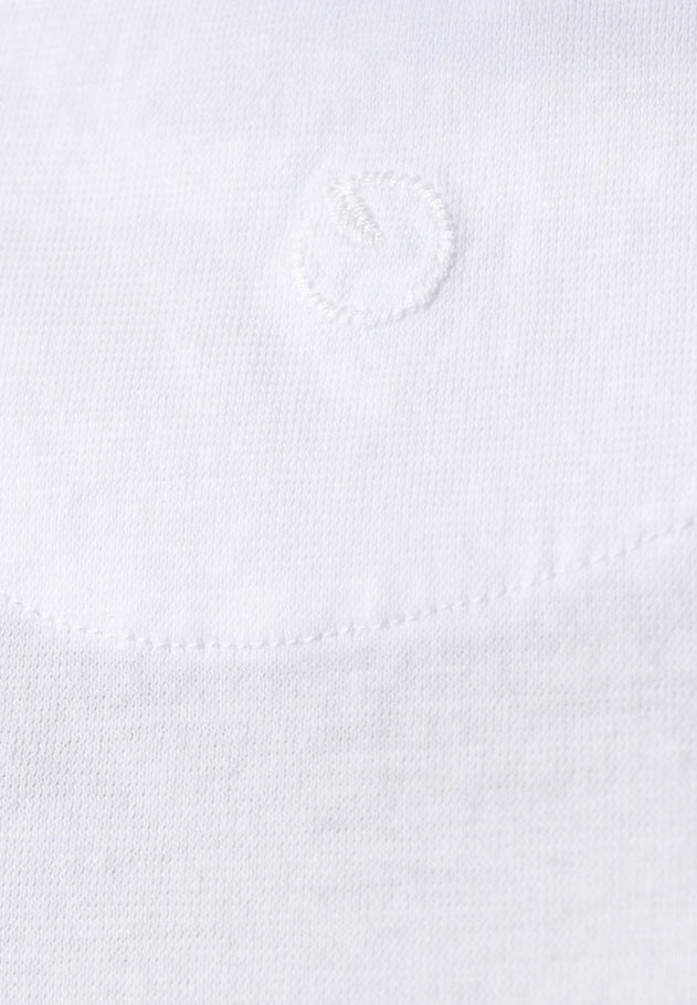 Tessa V-hals T-shirt Wit
