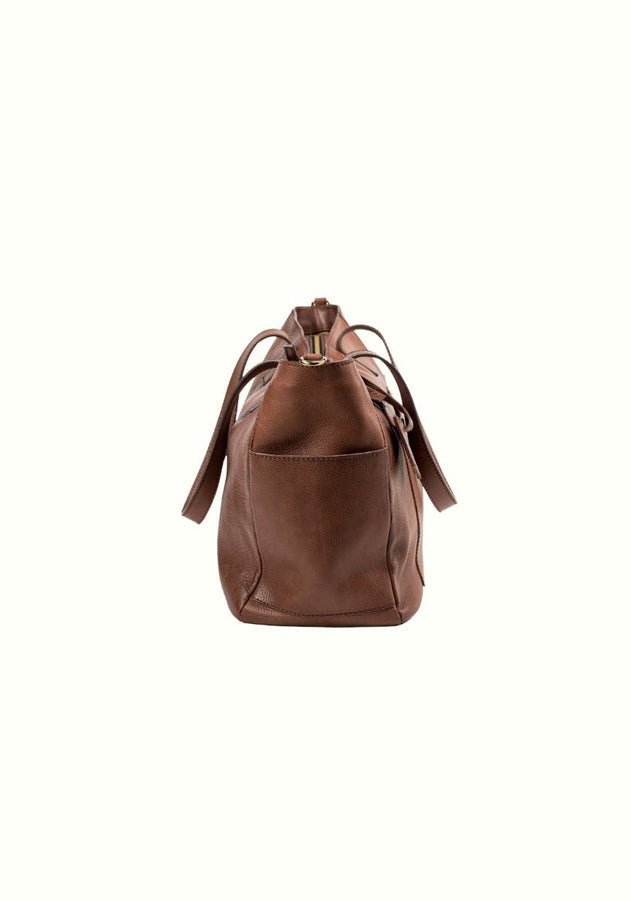 Fifth Avenue Tote Tobacco Brown