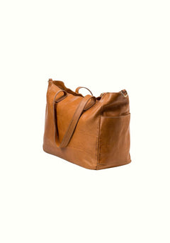 Leather Tote Fifth Avenue Collection Brown