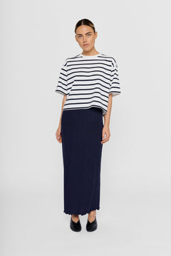 Tibi T-Shirt Striped White