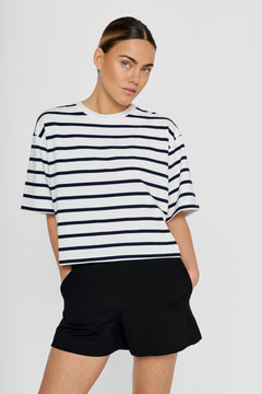 Tibi T-Shirt Striped White