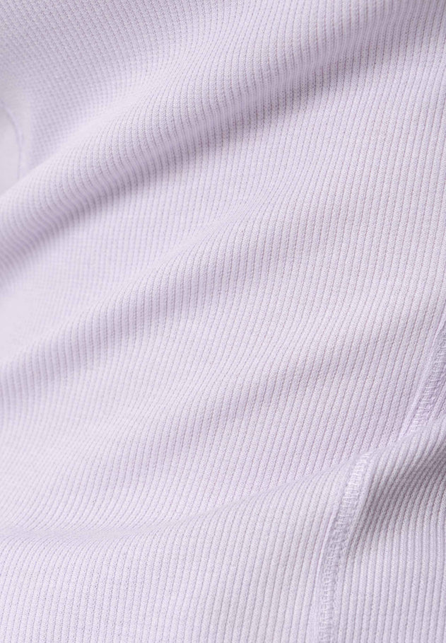Tillda Geribbeld T-shirt Soft Lilac