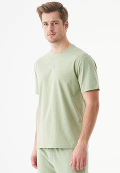 Tillo Unisex Basic Organic Cotton T-Shirt Sage Green