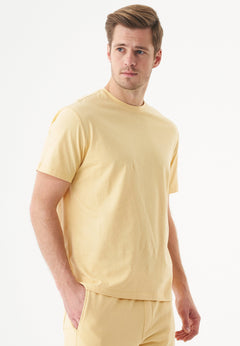 Tillo Unisex Basic Organic Cotton T-Shirt Soft Yellow