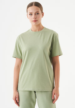 Tillo Unisex Basic Organic Cotton T-Shirt Sage Green