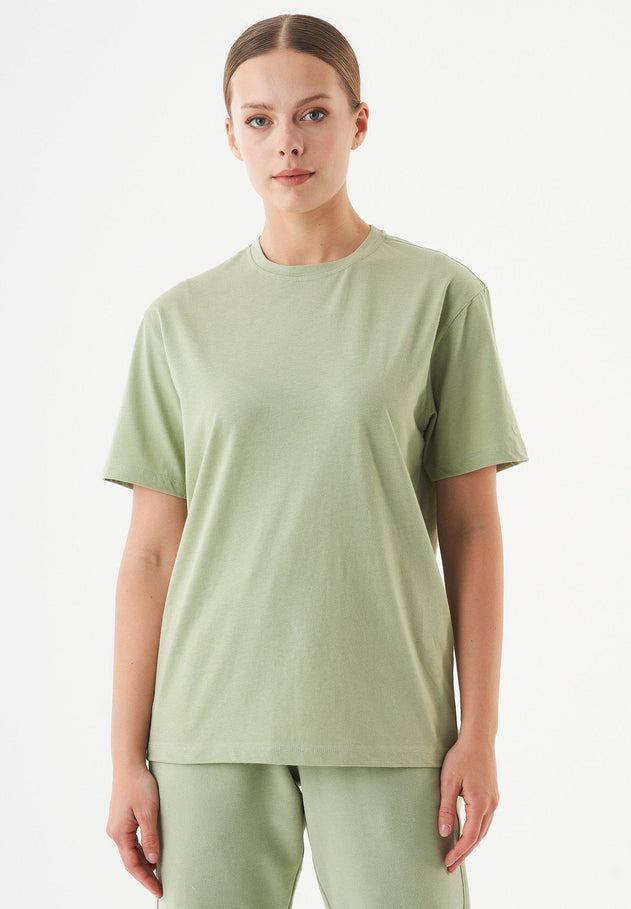 Tillo Unisex Basic Organic Cotton T-Shirt Sage Green