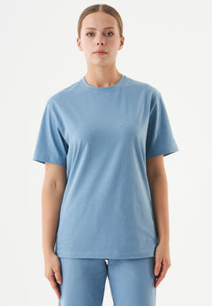 Tillo Unisex Basic Organic Cotton T-Shirt Steel Blue