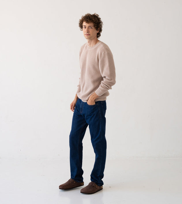 Men's Tam Organic Cotton Sweater Magnolia White