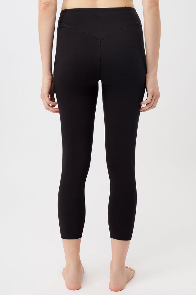 Cropped Yoga Pant Black