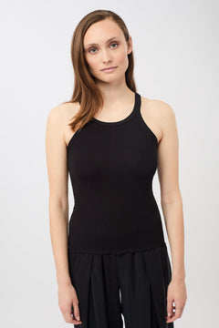 Ribbed Tank Top Black