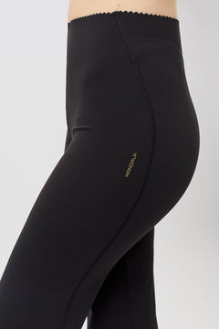 Flared Workout Pants Black