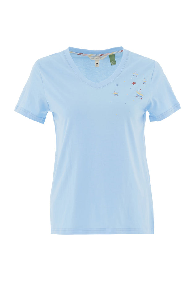 Trinnity Pyjama Set Light Blue/Multi Colour