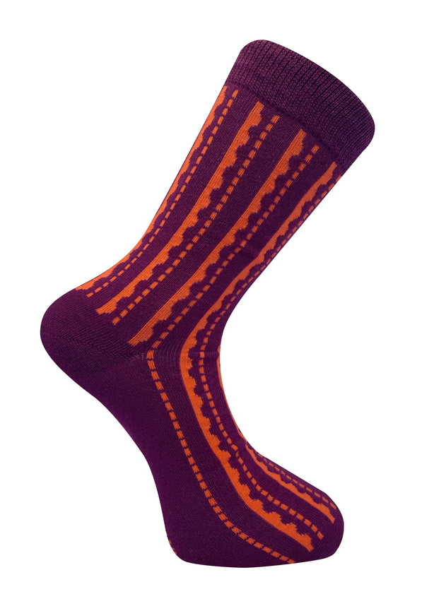 Trippy GOTS Organic Cotton Socks Terracotta