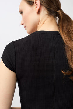 Piqué Roundneck Black