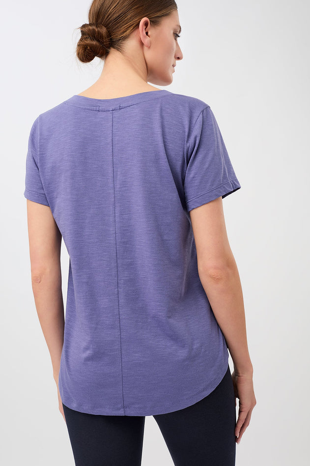 The New V-Neck Deep Violet