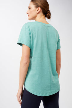 The New V-Neck Shirt Seafoam