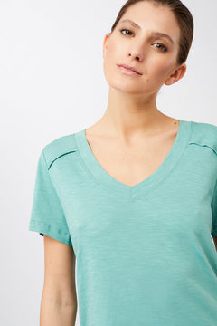 The New V-Neck Shirt Seafoam