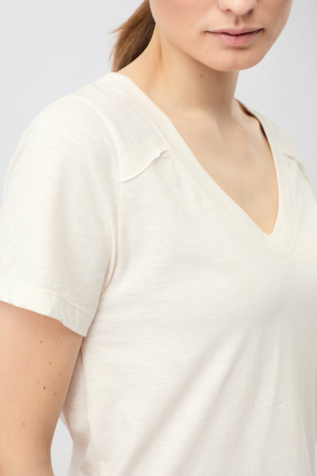 The New V-Neck White