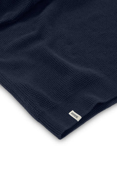 Tam Unisex Organic Cotton Sweater Navy Blue