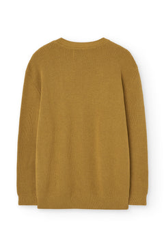 Tam Unisex Organic Cotton Sweater Mustard