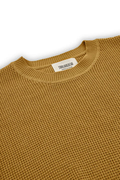 Tam Unisex Organic Cotton Sweater Mustard