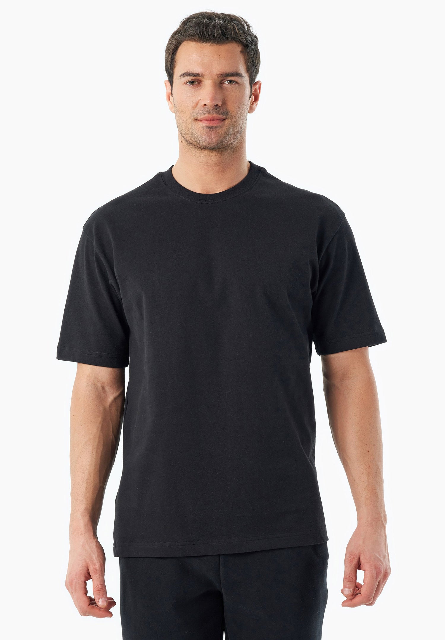 Tussem Unisex Basic Organic Cotton T-Shirt Black