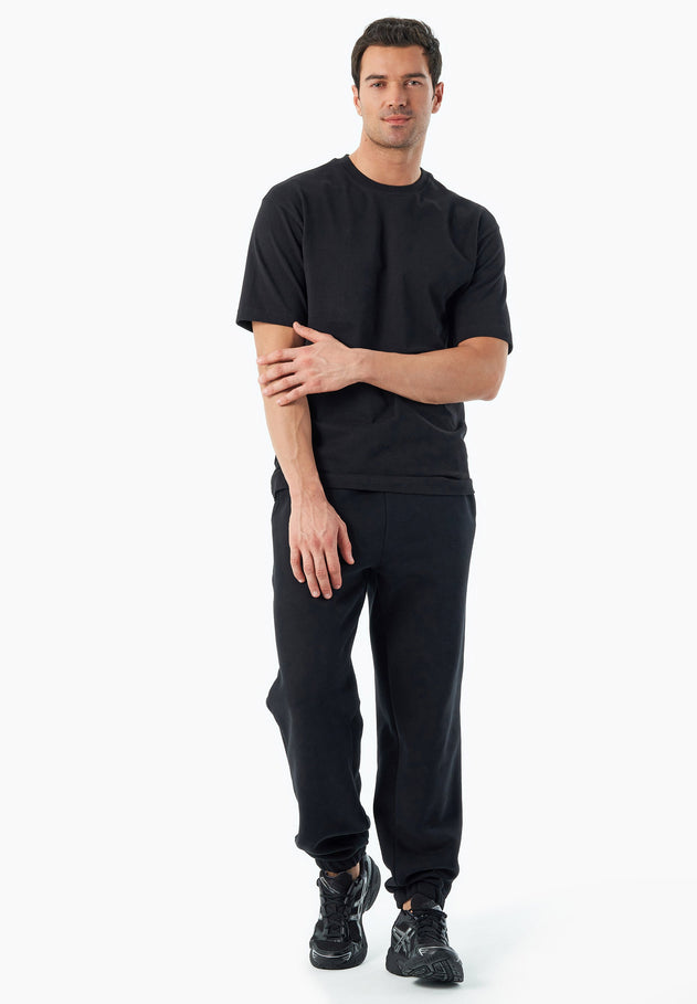 Tussem Unisex Basic Organic Cotton T-Shirt Black